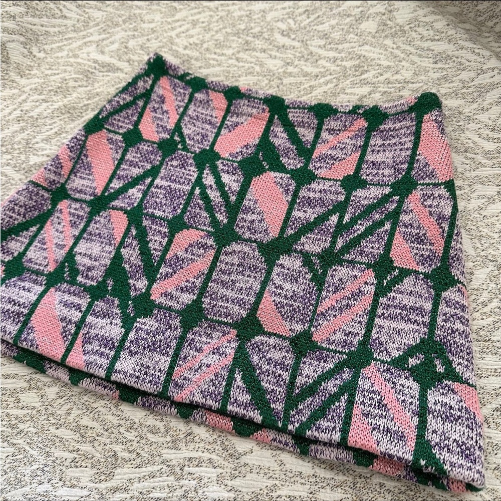 Miu Miu jacquard skirt XS